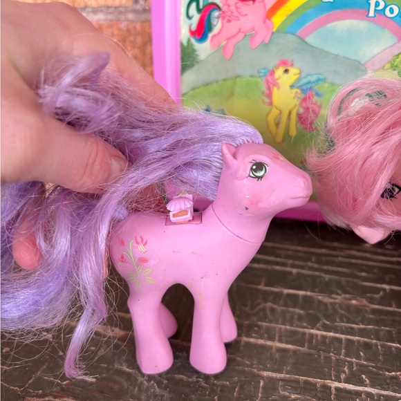 Vintage My Little Pony G1 Lot of 3 Ponies, Lunchbox 1980s - Picture 4 of 16
